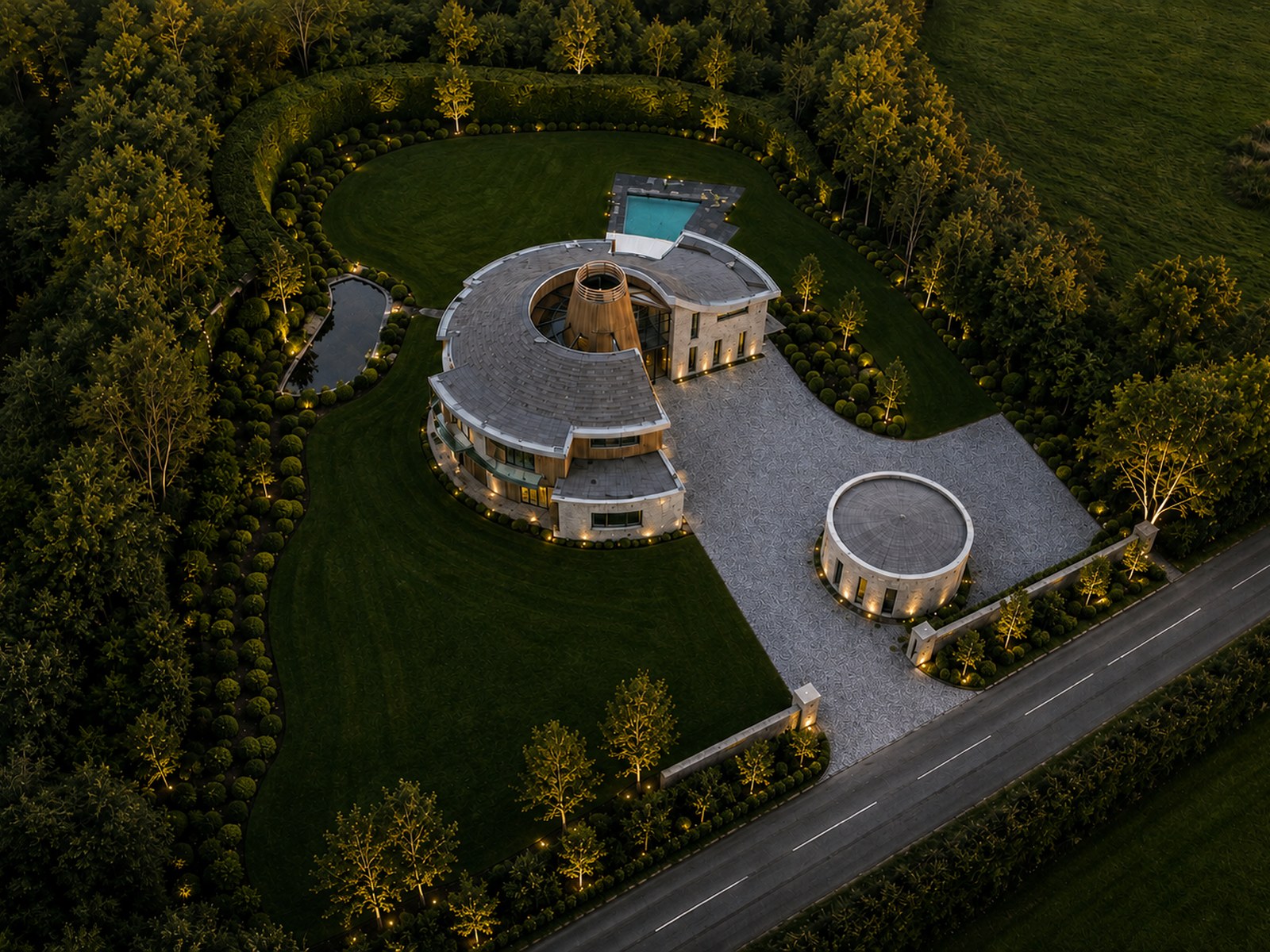 Griffon House, Surrey — view 2